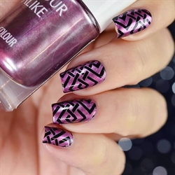 124 Lilac Pink, Stamping Neglelak, Colour Alike (u)